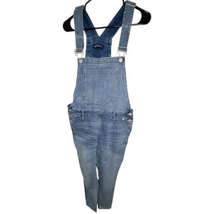 Blue Spice Medium Wash Bib Front Adjustable Denim Overalls